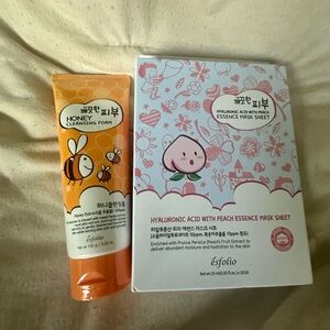 Orange and White Skincare Bath and Body Set